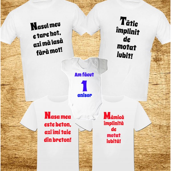 Tricouri aniversare 1 anișor model 5