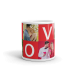 Cana personalizata LOVE cu patru poze