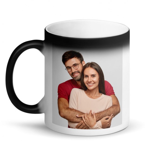 Cana termosensibila personalizata cu 1 poza si mesaj propriu