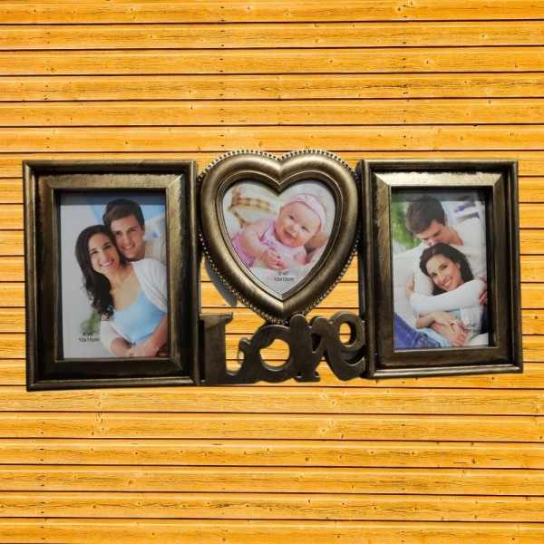 Rama foto LOVE wenge 3 poze