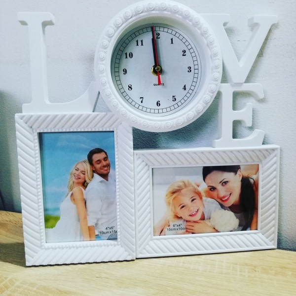 Rama foto - ceas Love 2 poze