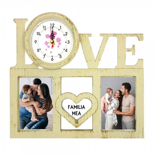 Rama foto - ceas Love 3 poze