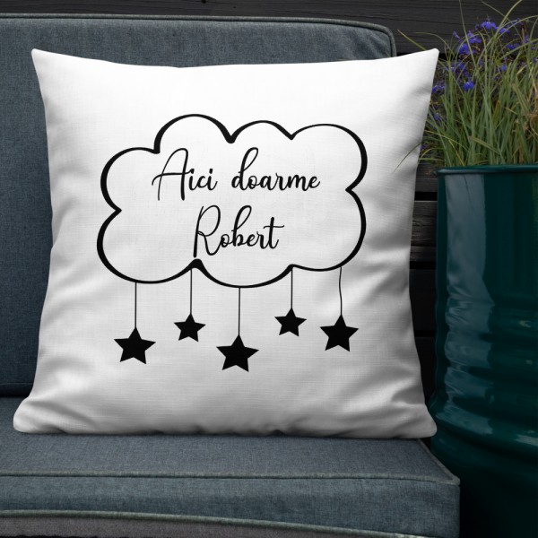 Perna personalizata Aici doarme