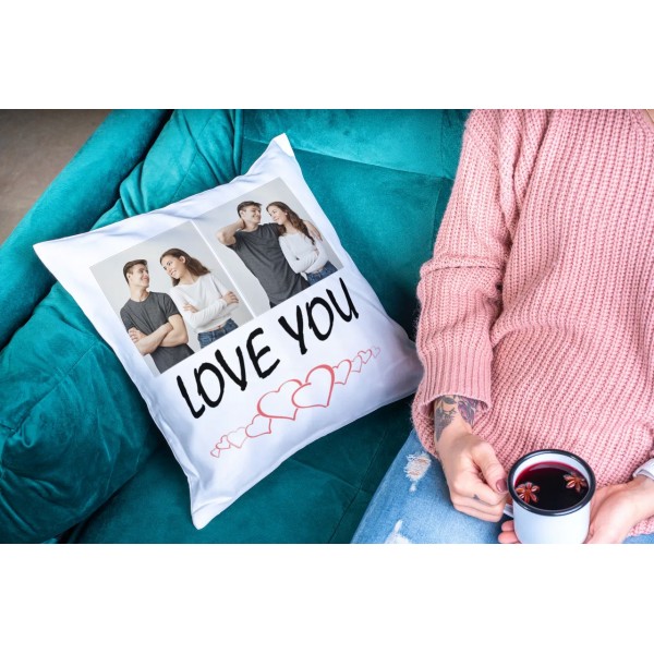 Perna personalizata Love you doua poze