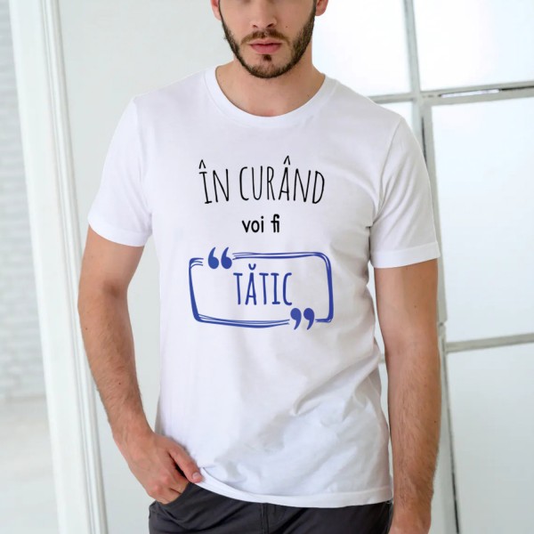 Tricou personalizat In cur?nd voi fi tatic