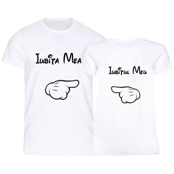 Tricouri cuplu Iubitul meu Iubita mea